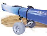 Deluxe Canoe & Kayak Cart with Beach Wheels Clipper