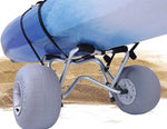 Deluxe Canoe & Kayak Cart with Beach Wheels Clipper