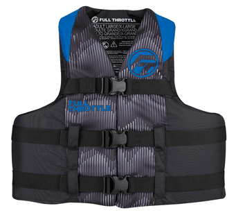 Life Vest- 4 Belt-Blue / black : L /XL